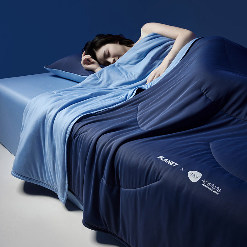 PLANET X NAIA ACETATE Cosmic Cool Double-Sided Cool-Feel Quilt